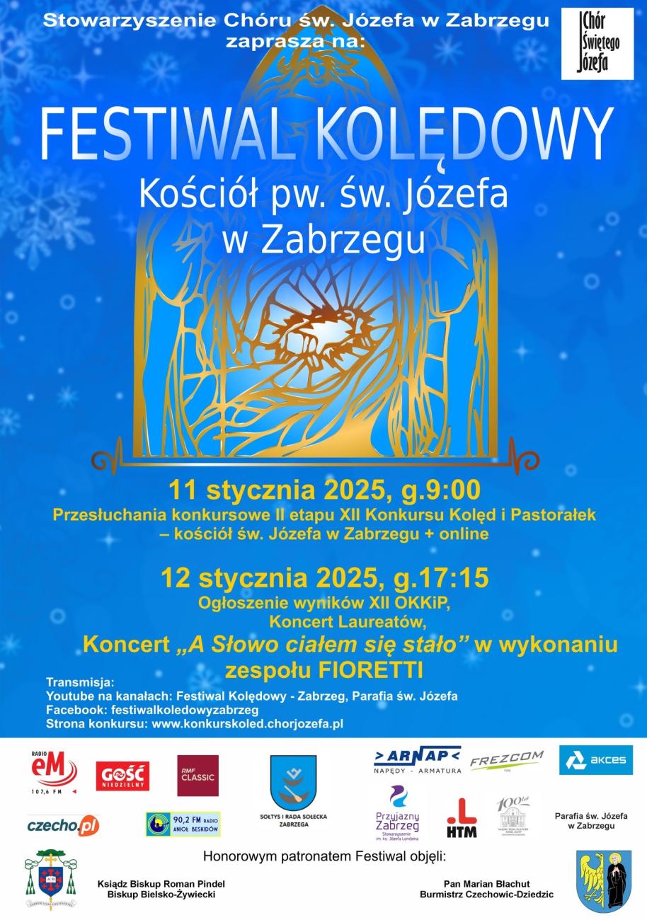 Plakat Festiwalu Kolędowego