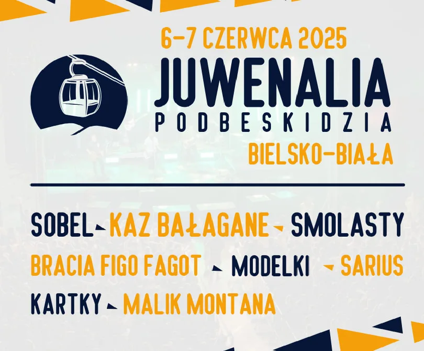 Plakat tegorocznych Juwenaliów Podbeskidzia