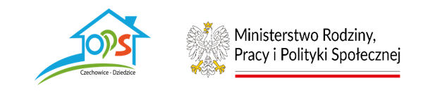 Logo OPS oraz ministerstwa