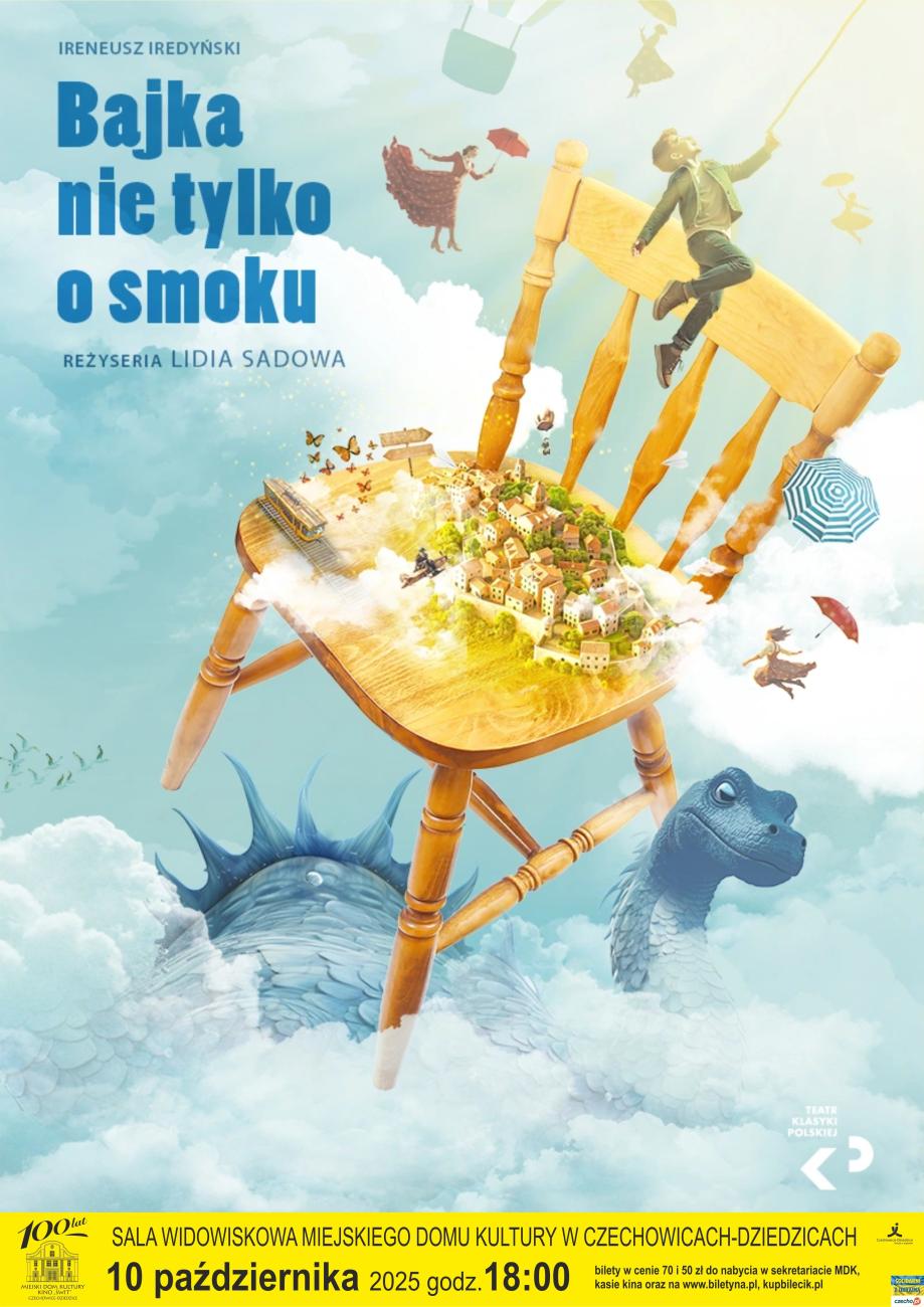 Plakat zapowiadający spektakl
