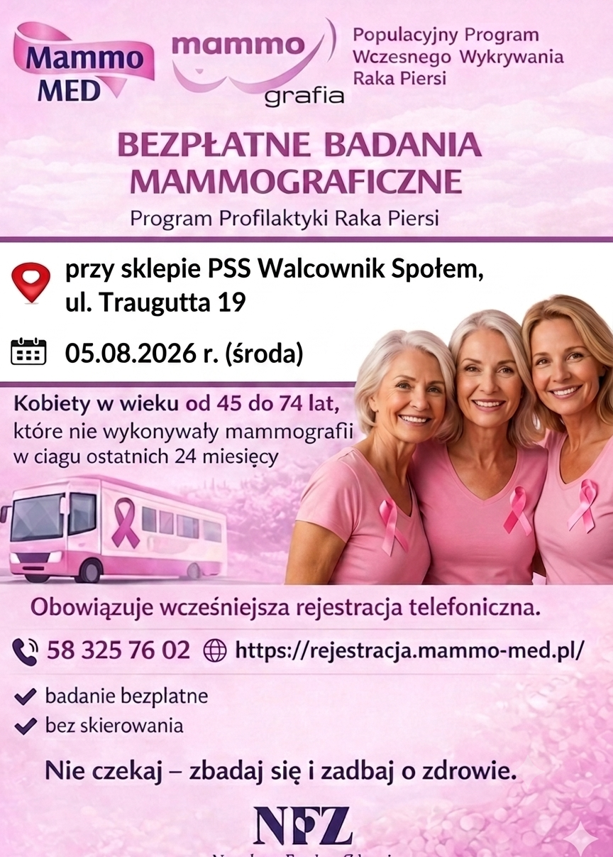 Plakat mammografia