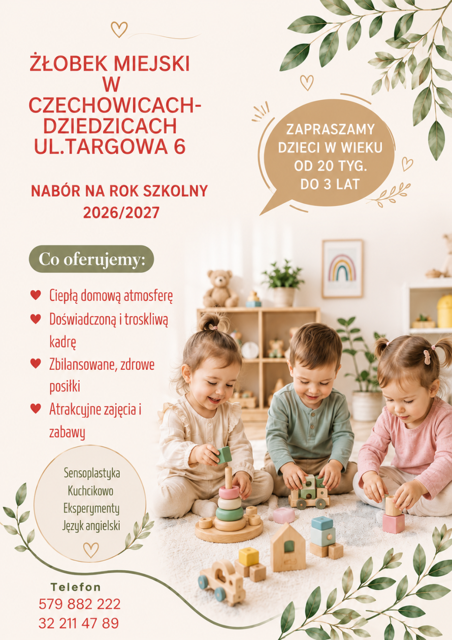 Plakat żłobek