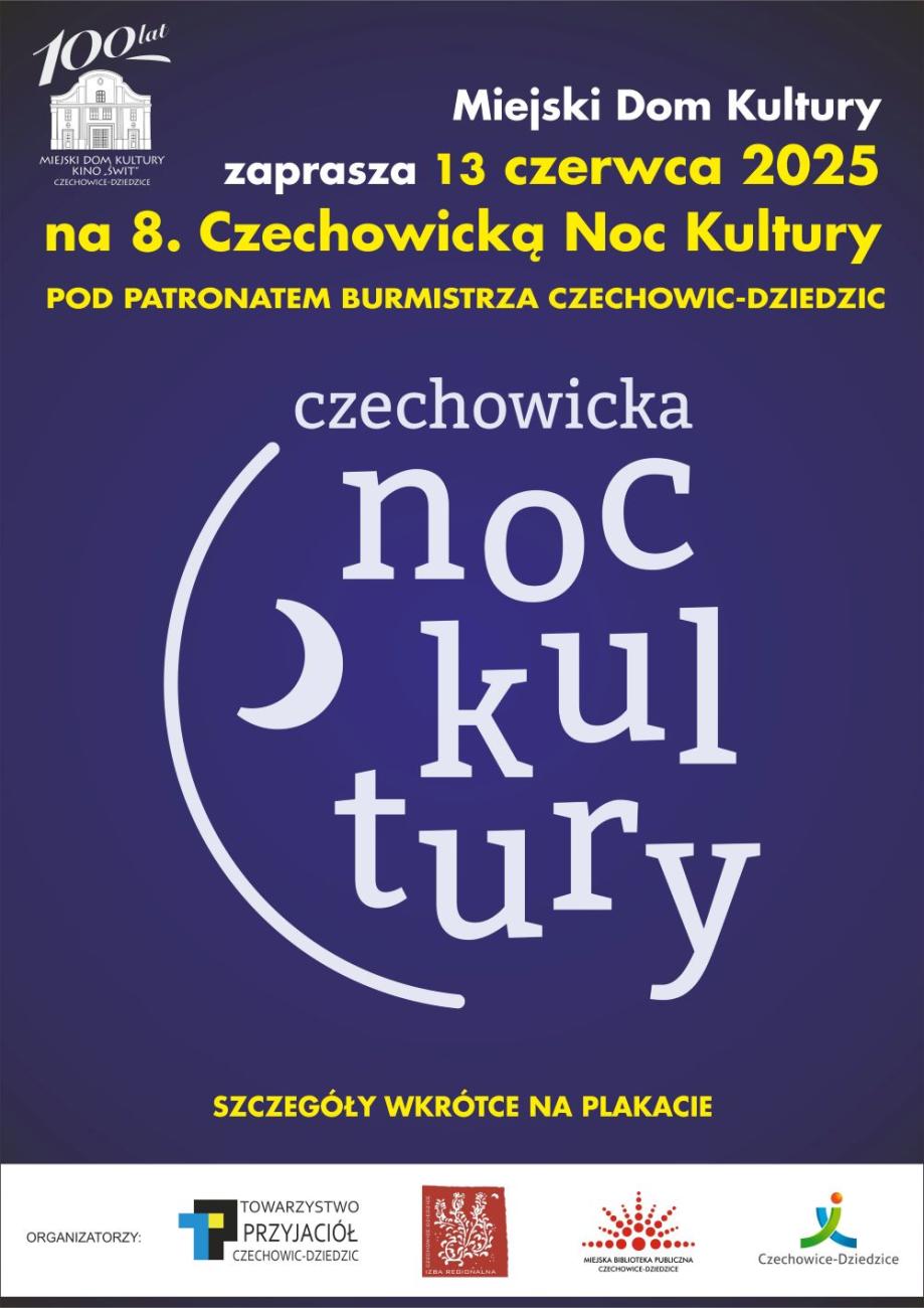 Plakat Czechowickiej Nocy Kultury
