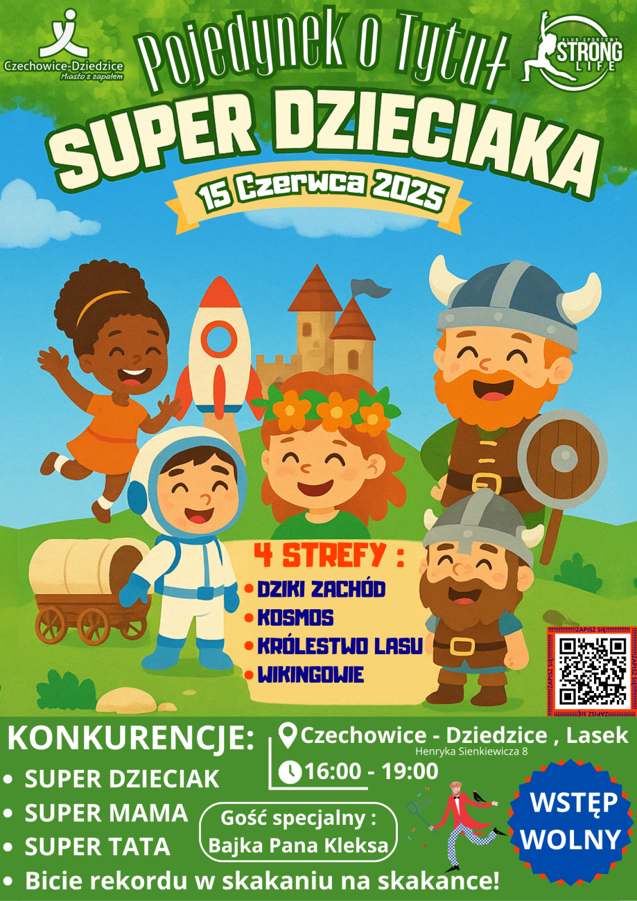 Plakat Pojedynek o tytuł "Super Dzieciaka" 2025