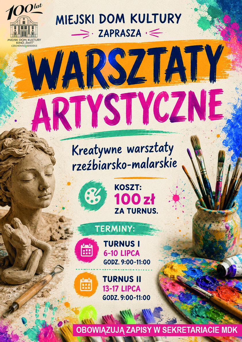 Wakacje MDK plakat