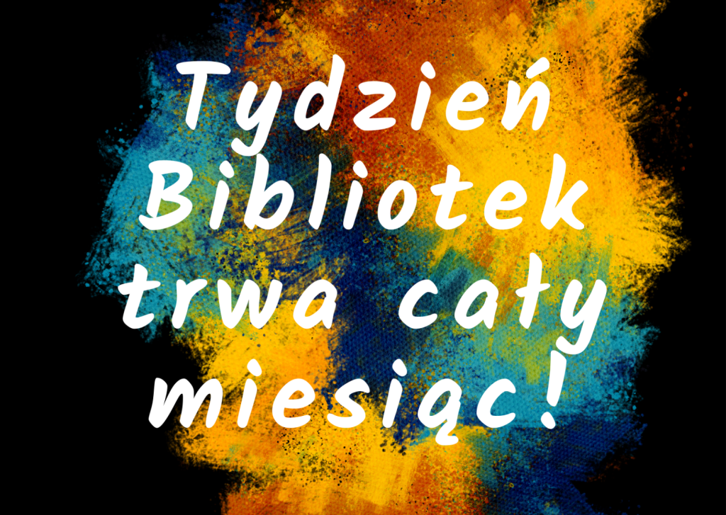 Kolorowa grafika tygodnia bibliotek