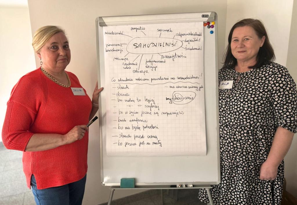 Janina Dziech i Joanna Murawska