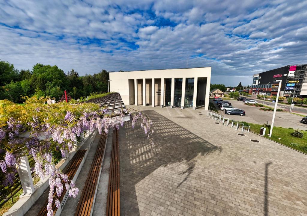Miejska Biblioteka Publiczna widziana z góry
