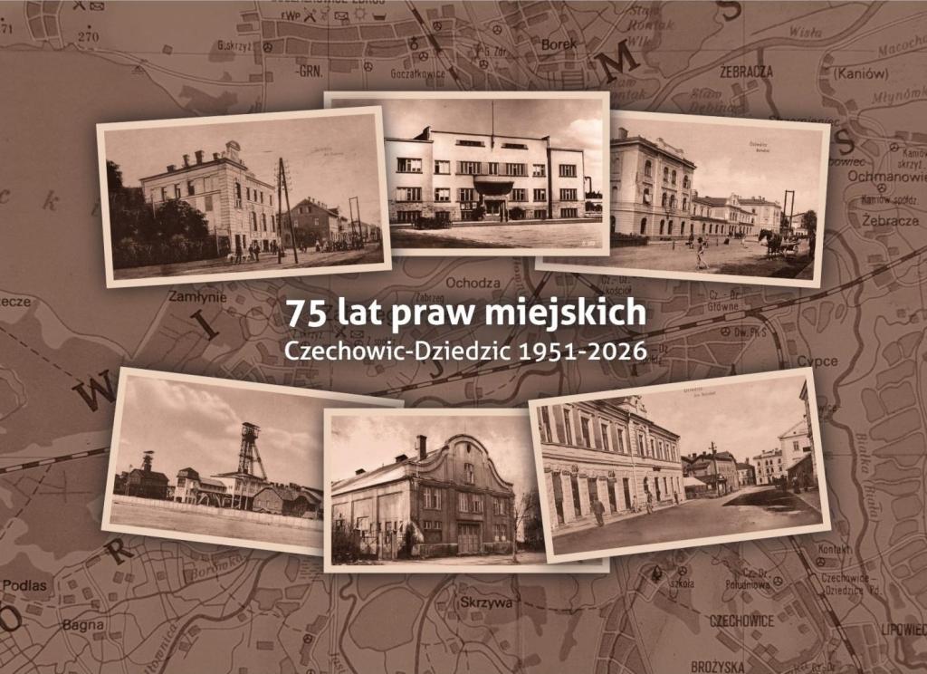 Archiwale zdjęcia w oprawie graficznej jubieluszowego kalendarza promocyjnego