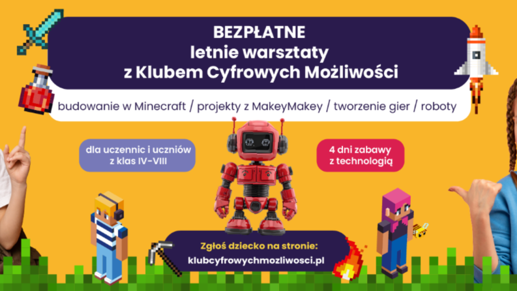 Plakat letnie półkolonie