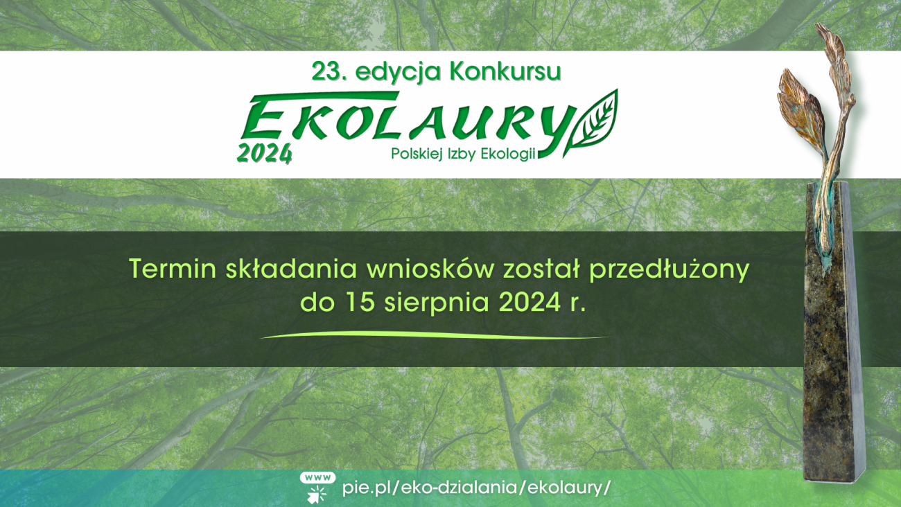 Grafika dotycząca konkursu Ekolaury