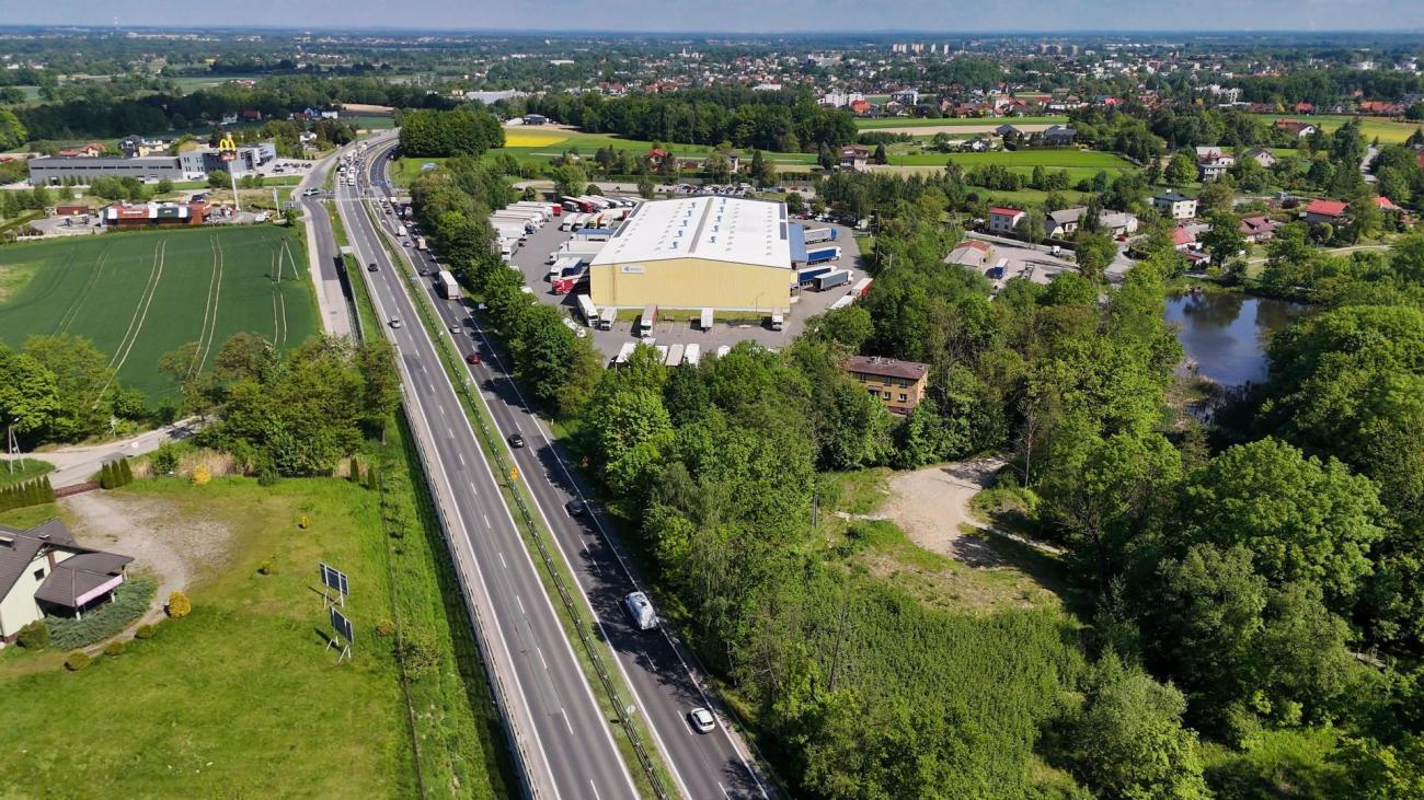 droga krajowa nr 1 z lotu ptaka