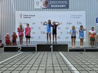 kajakarze na podium