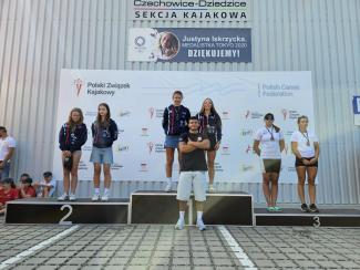 kajakarze na podium