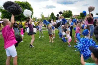 stoisko cheerleaderek