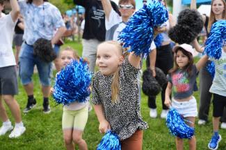 stoisko cheerleaderek