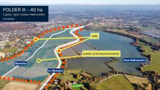 potencjalne tereny, które mogą być przeznaczone pod budowę polderów przeciwpowodziowych