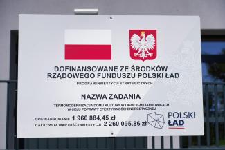 tabliczka Polski Ład