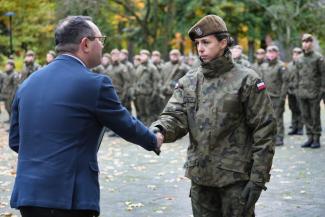 przysięga żołnierzy WOT