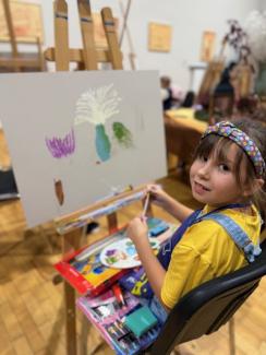 Dziewczynka z obrazem