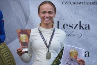 wręczenie nagród zawodnikom XXXIII Biegu Niepodległości w Czechowicach-Dziedzicach