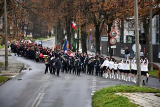 Obchody 107. rocznicy odzyskania przez Polskę niepodległości w Czechowicach-Dziedzicach