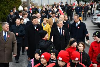 Obchody 107. rocznicy odzyskania przez Polskę niepodległości w Czechowicach-Dziedzicach