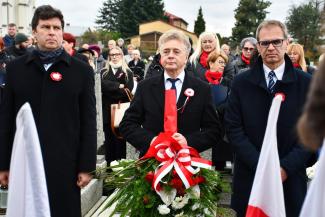 Obchody 107. rocznicy odzyskania przez Polskę niepodległości w Czechowicach-Dziedzicach