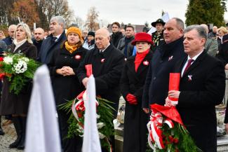 Obchody 107. rocznicy odzyskania przez Polskę niepodległości w Czechowicach-Dziedzicach