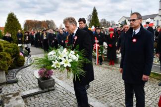 Obchody 107. rocznicy odzyskania przez Polskę niepodległości w Czechowicach-Dziedzicach
