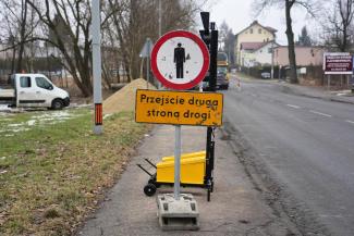 znak zakazu ruchu pieszych