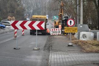 roboty na ulicy Legionów