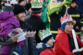 Orszak Trzech Króli w Zabrzegu - początek