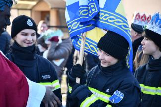 Orszak Trzech Króli w Zabrzegu - początek