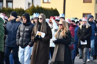 Orszak Trzech Króli w Zabrzegu - przemarsz