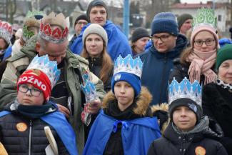 Orszak Trzech Króli w Zabrzegu - konkurs szopek
