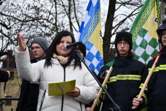 Orszak Trzech Króli w Zabrzegu - konkurs szopek