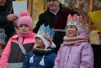 Orszak Trzech Króli w Zabrzegu - konkurs szopek