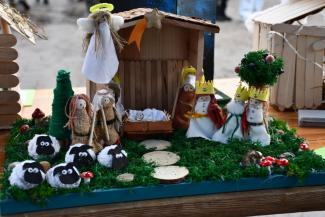 Orszak Trzech Króli w Zabrzegu - konkurs szopek