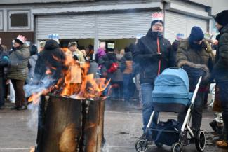 Orszak Trzech Króli w Zabrzegu - zakończenie