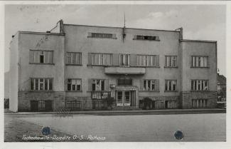 Czechowicki Urząd Gminy w czasie okupacji niemieckiej.