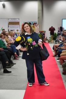 pokaz mody w bibliotece