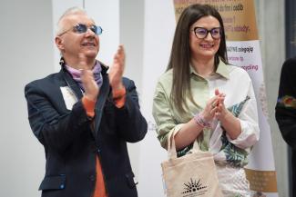 pokaz mody w bibliotece