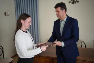 wręczanie wyróżnień