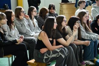 Spotkanie Marcina Prusa z młodzieżą w Bronowie