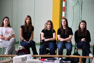 Spotkanie Marcina Prusa z młodzieżą w Bronowie