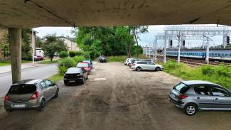 parking przy ulicy Towarowej