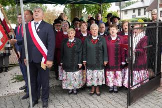 uroczystości na cmentarzu w Dankowicach