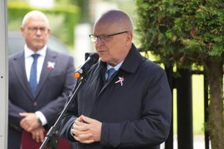 uroczystości na cmentarzu w Dankowicach