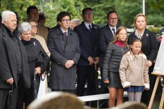 uroczystości na cmentarzu w Dankowicach